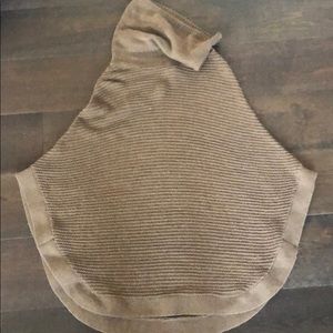 Target cowl neck poncho sweater
